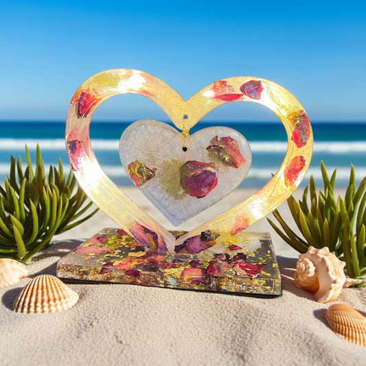 Cœur lumineux personnalisé « Reflet d’amour » -